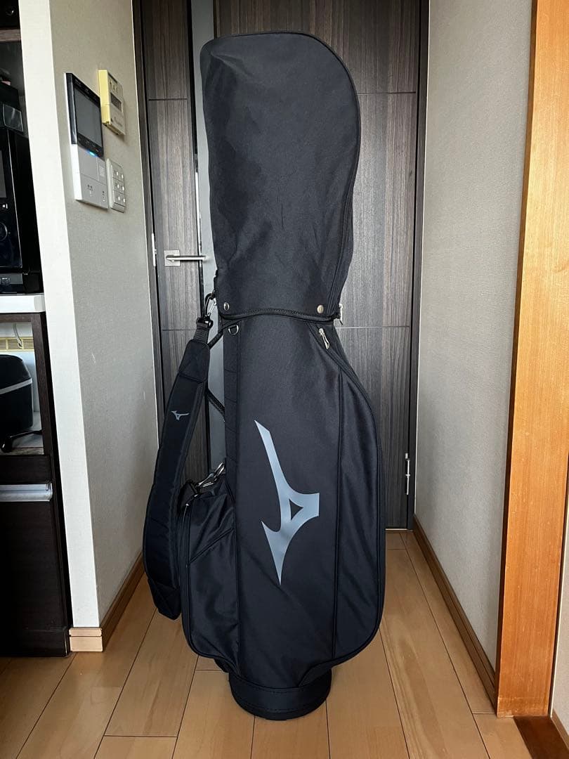 超美品人気ミズノ　MIZUNO カート式キャディバッグ　8.5型　軽量2.1kg