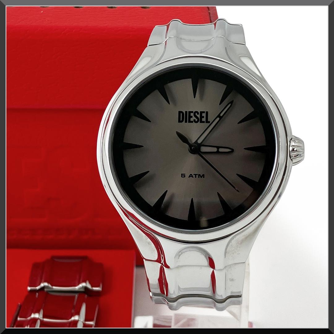 定価3.4万【ほぼ未使用】ディーゼル 腕時計 ストリームライン DZ2205