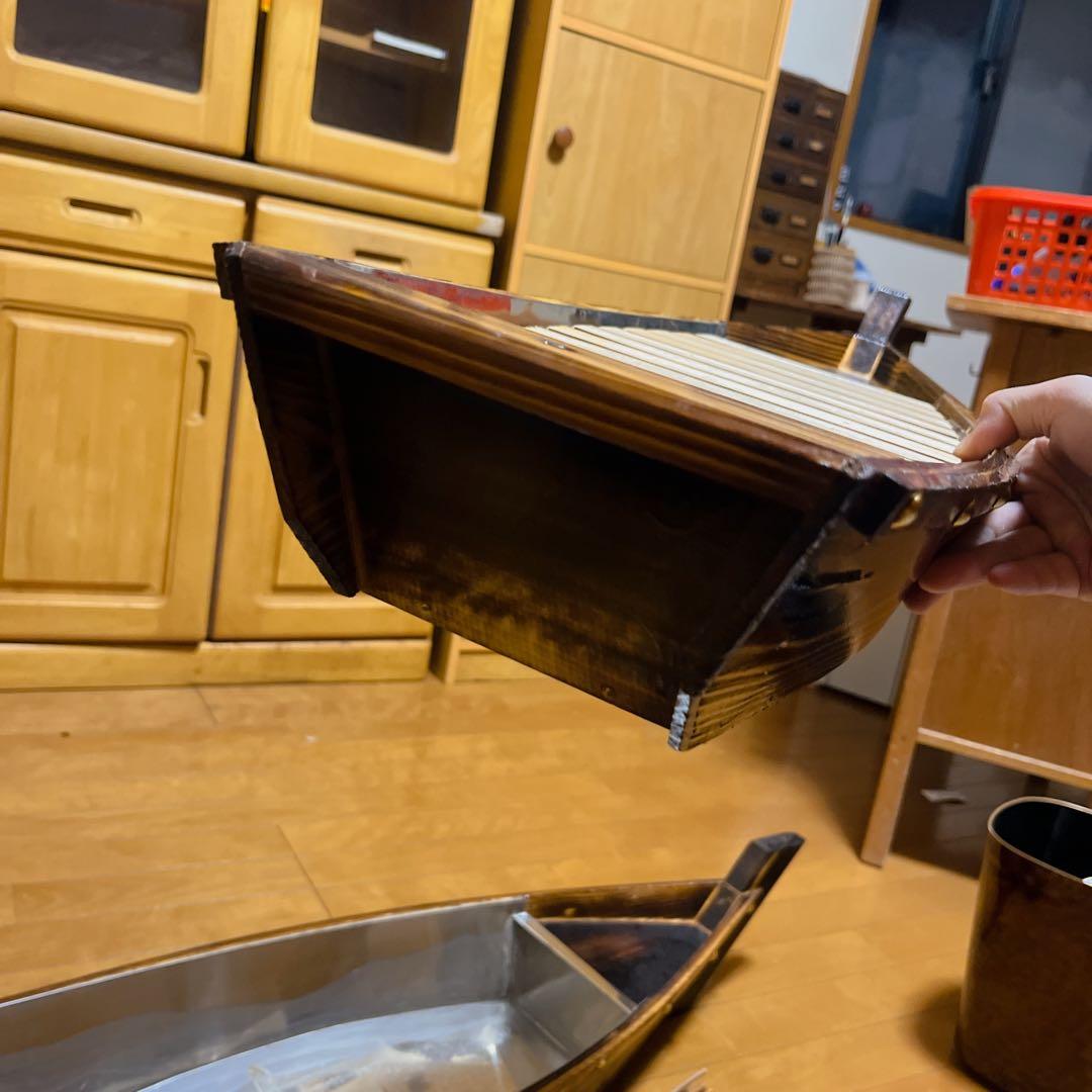 【高級・本格派】舟盛り 器 3隻セット 焼き加工 刺身 盛り付け 居酒屋