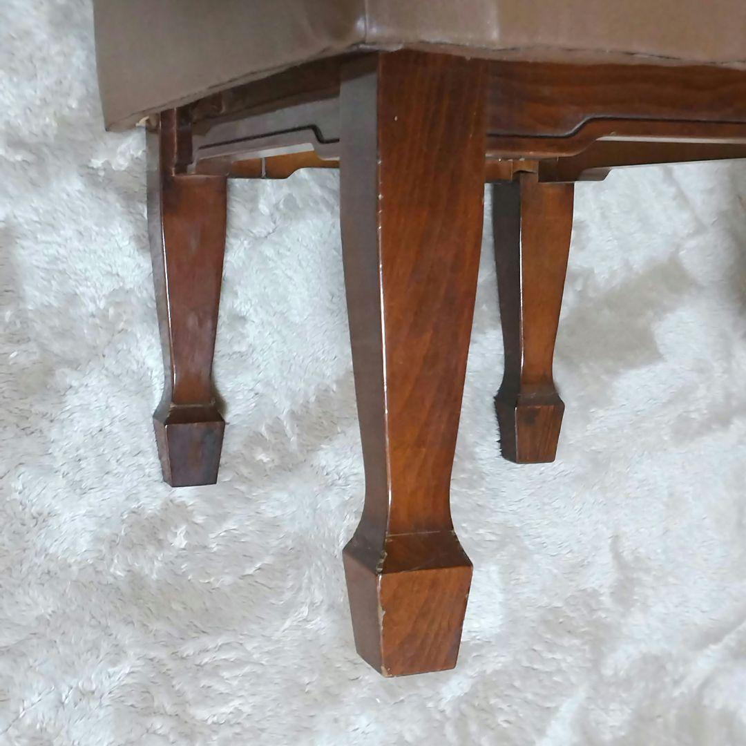 ＊カワイ ウォルナットコンサート用椅子 高級高低自在椅子 ベンチ椅子 リペアー済