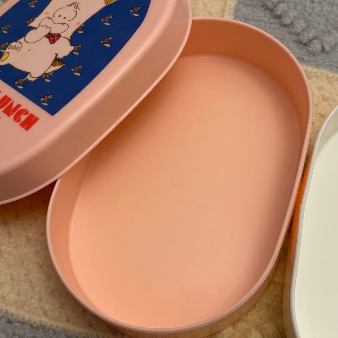 【2色セット】激レア　昭和レトロ　おはようスパンク　ランチボックス　弁当箱
