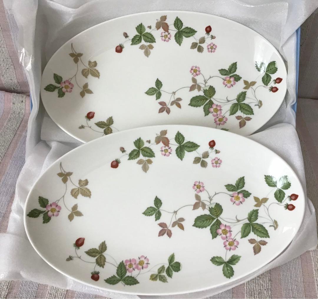  WILD STRAWBERRY 皿 2枚セット