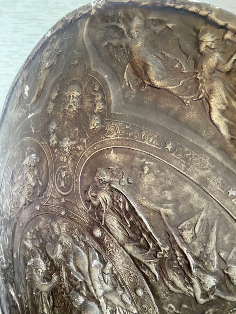 ミルトンの盾　壁掛け　特大　石膏