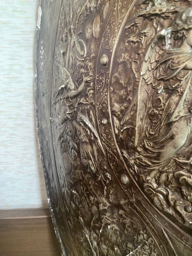 ミルトンの盾　壁掛け　特大　石膏