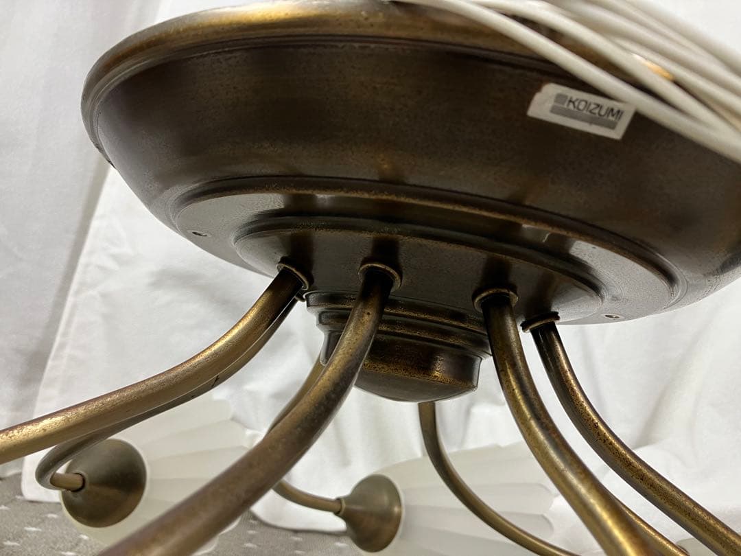 希少　KOIZUMI コイズミ照明 シャンデリア 8灯アンティーク