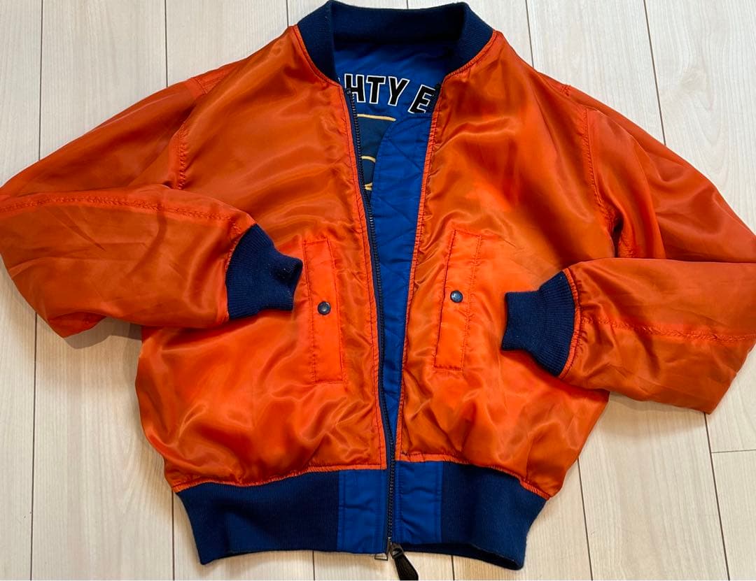 アヴィレックス　フライトジャケット　ワッペン　リバーシブル　Ｌサイズ