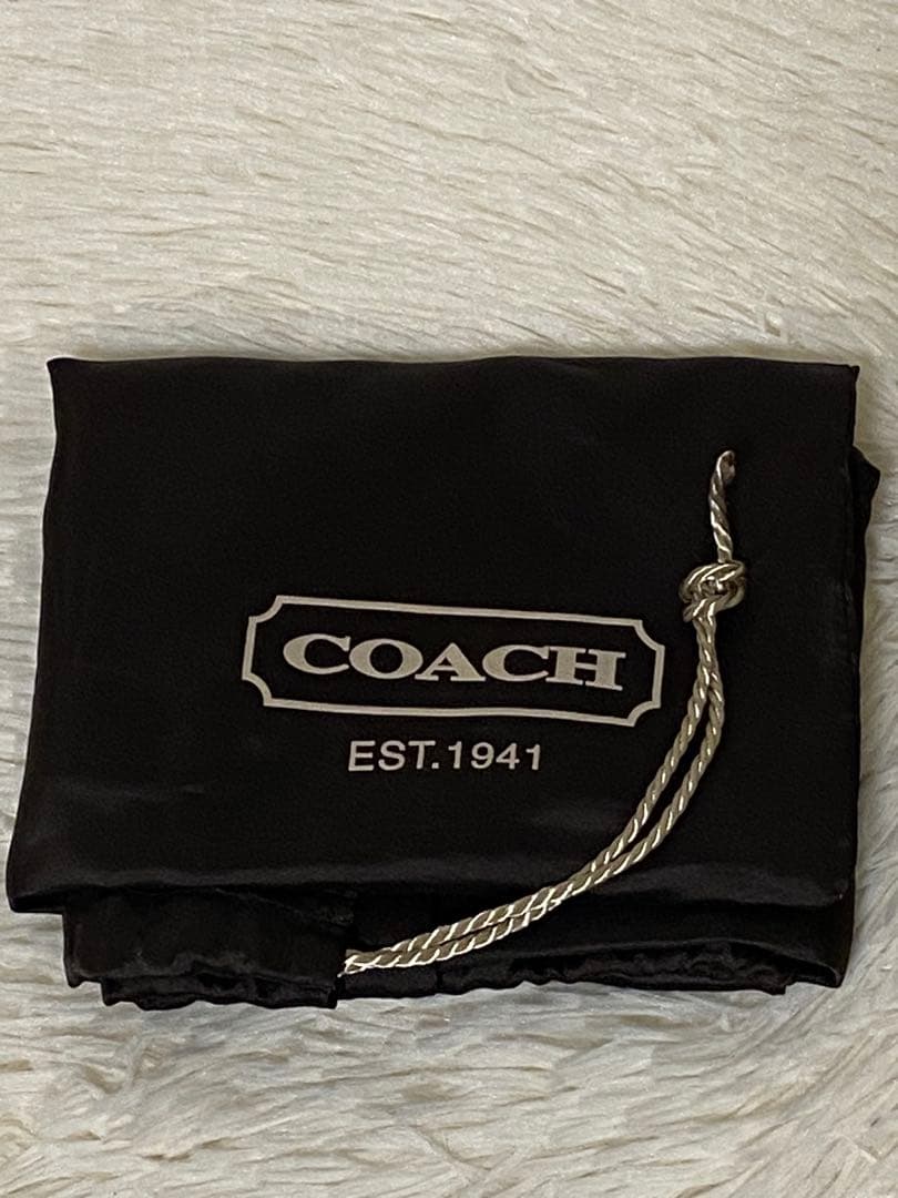 COACH メッセンジャーバッグ ブラウン系 シグネチャー　PVCレザー　美品