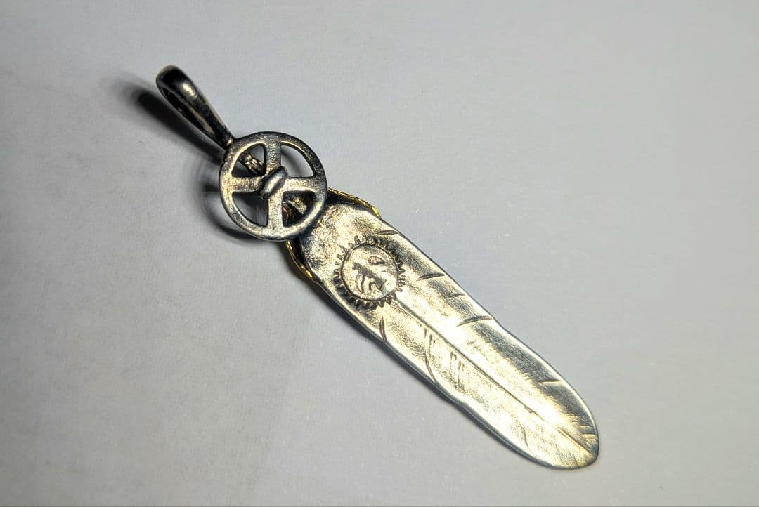 金ハート付ストレートフェザー ハートホイールフェザー 【大】②