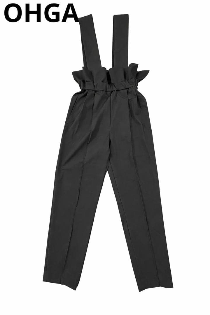 【美品】OHGA サロペット ブラック S