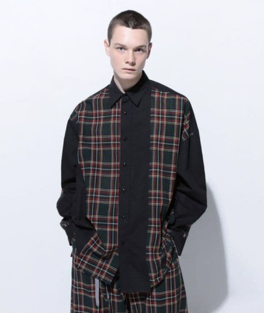 FACETASM ファセッタズム「TARTAN CHECK BIG SHIRT」