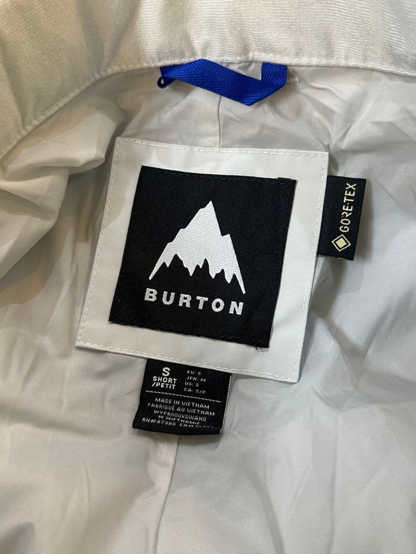 BURTON GORE-TEX スノーボードウェアセット ライトグレー