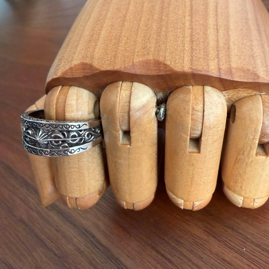 【used】シルバー925製SAAD サンアラベスクリングsilver925