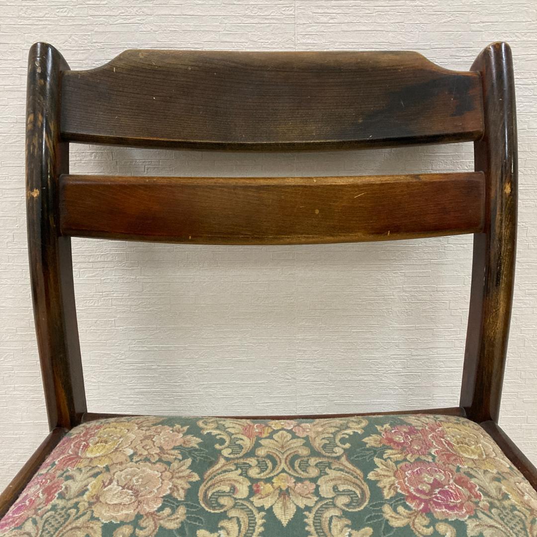 【オールドカリモク】ヴィンテージ　ダイニングチェア　椅子　2脚セット