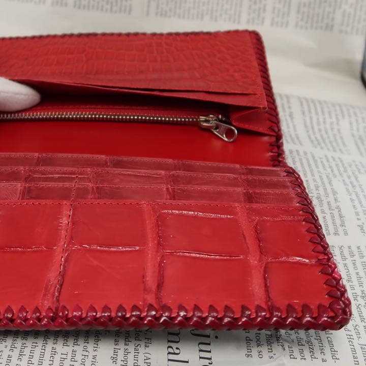 【激レア】クロコダイル 無双ロングウォレット 【R&B】#2