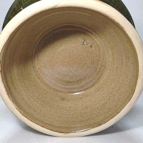 杯 (織部) 茶道具　藤原 一門