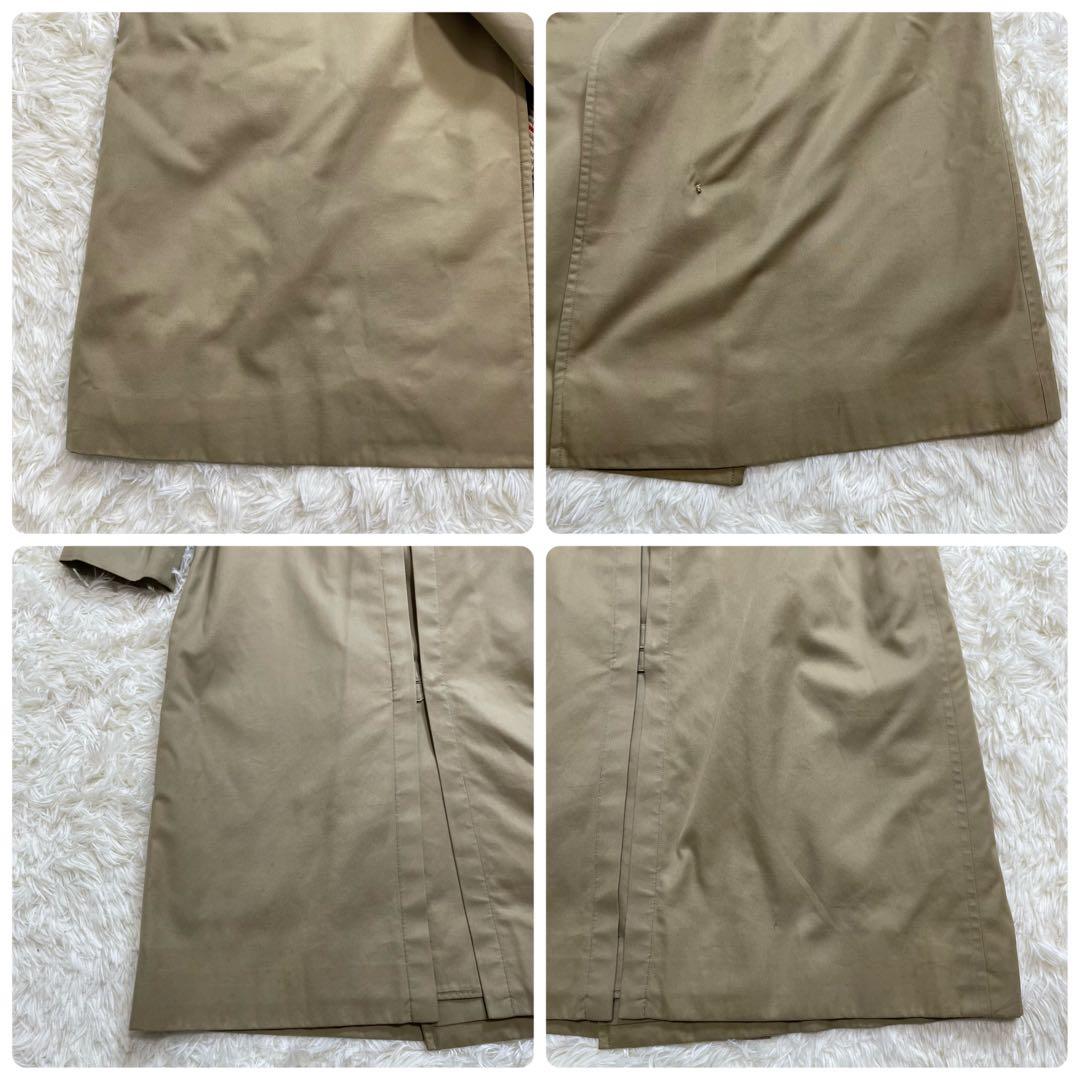 バーバリー　トレンチコート　白タグ バーバリーズ ノバチェック マキシ丈