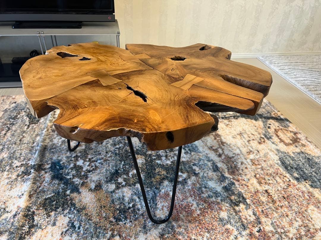 天然木 コーヒーテーブル ローテーブル