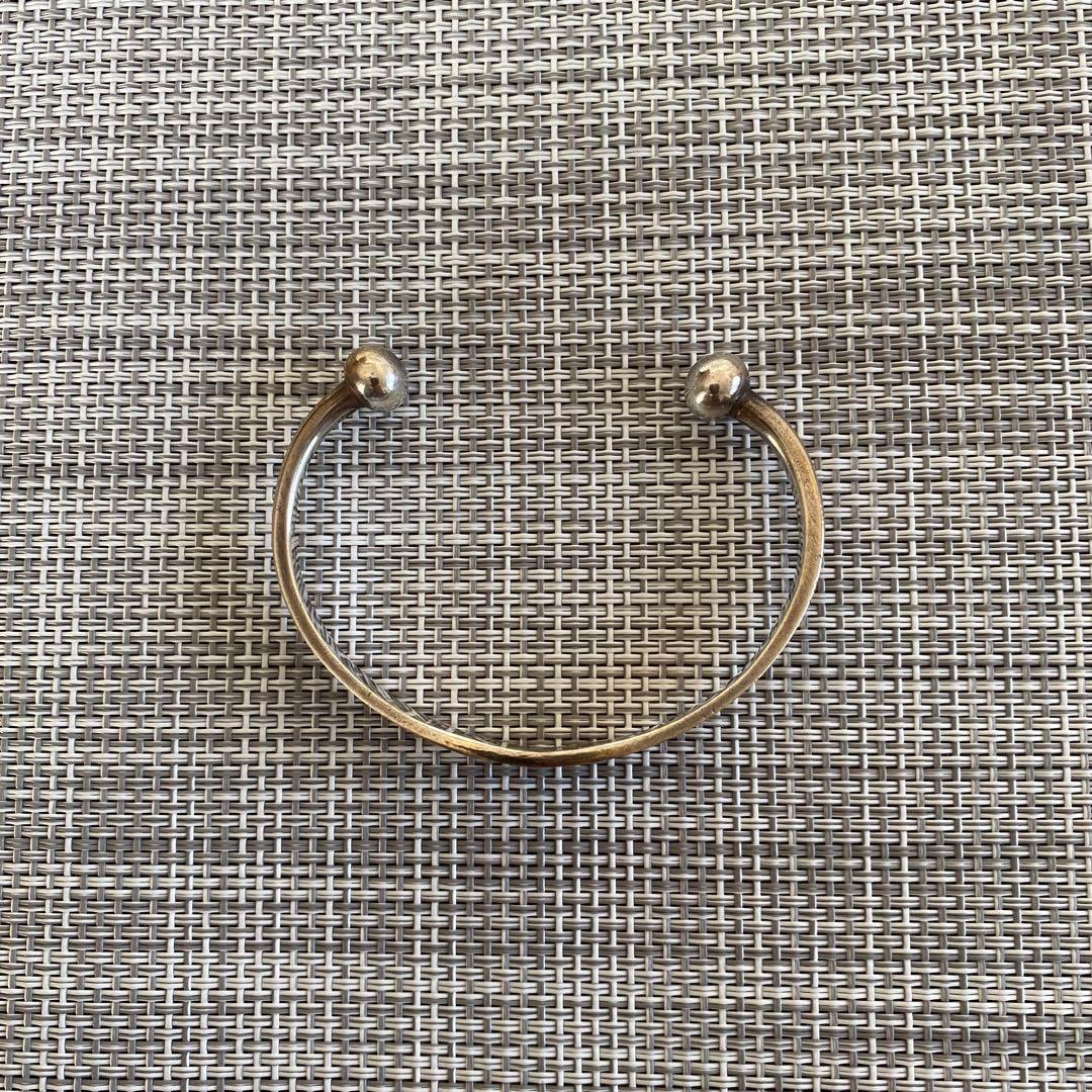 【トゥアレグ】　シルバーバングル　ニジェール製