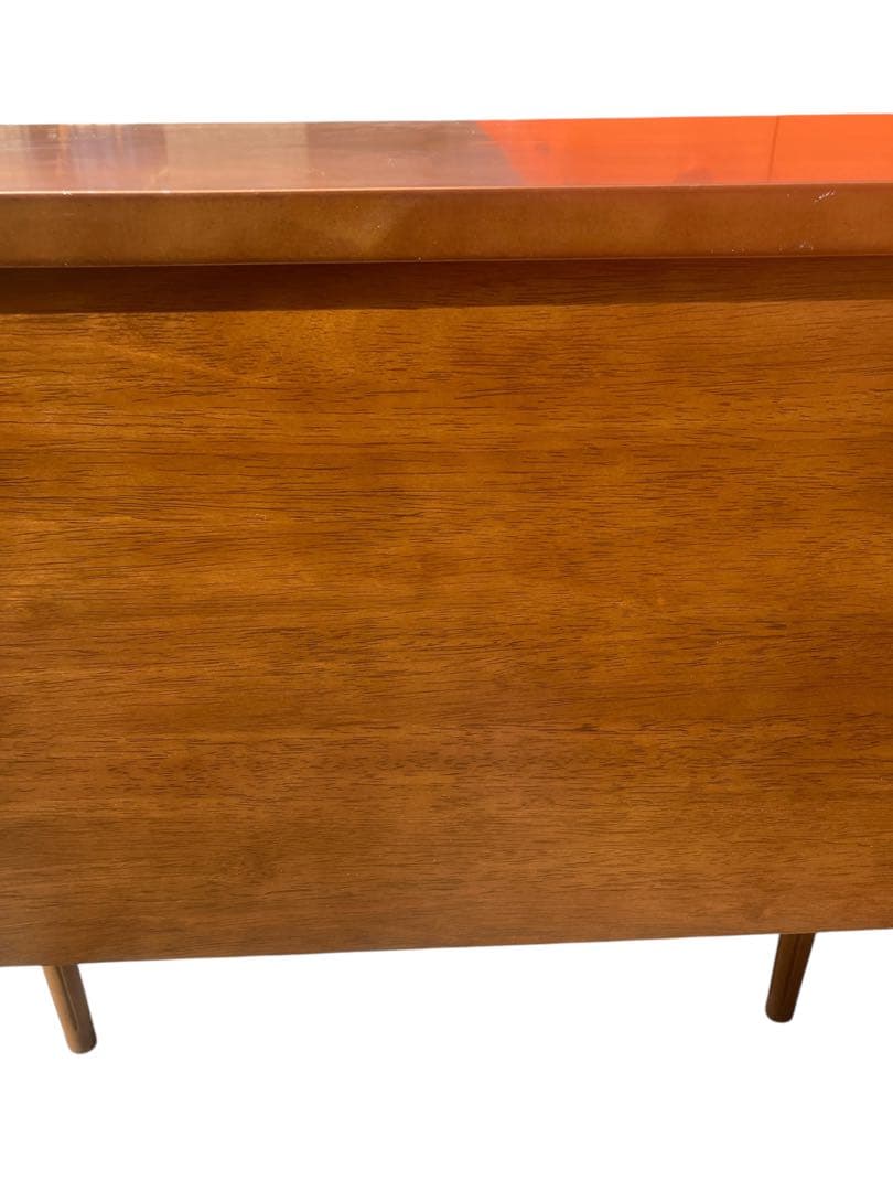 アンティーク風デスク 鍵付き 展示のみ未使用 天板キズあり