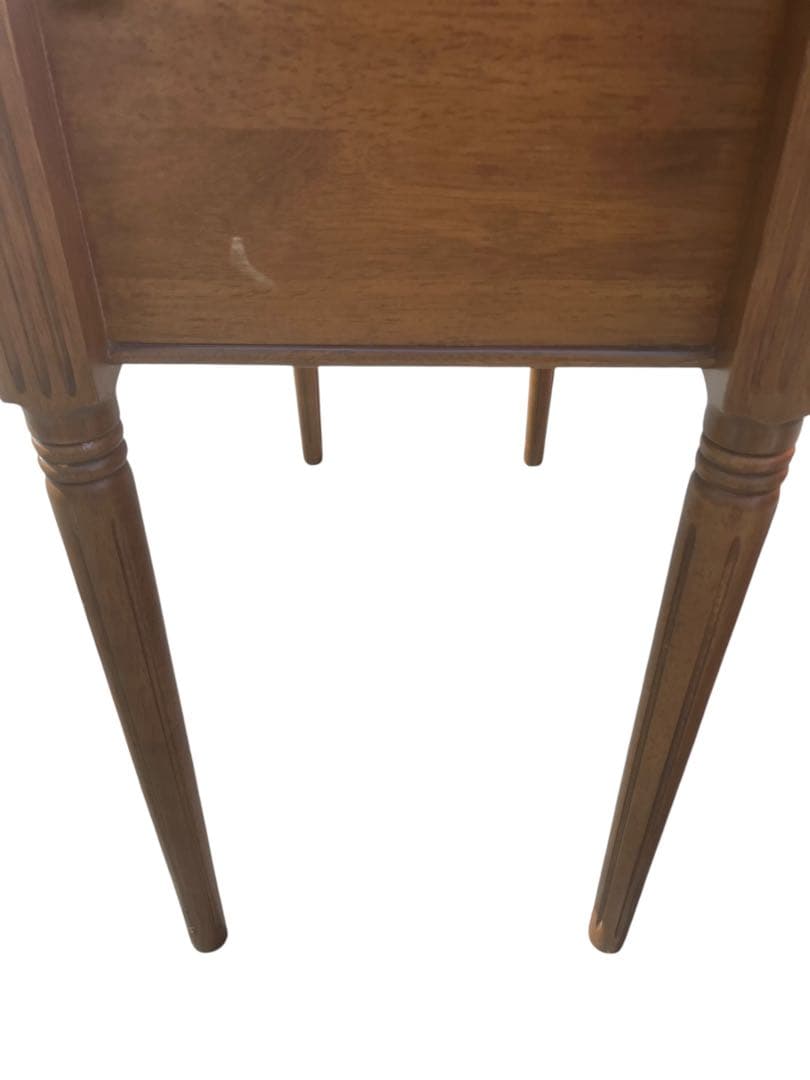 アンティーク風デスク 鍵付き 展示のみ未使用 天板キズあり