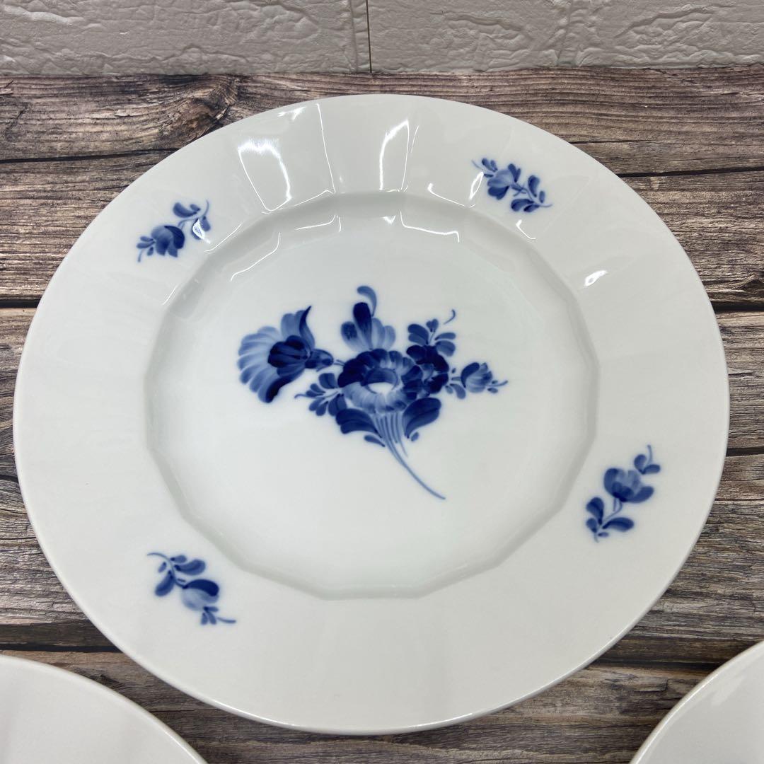 【美品】ロイヤルコペンハーゲン ブルーフラワー アンギュラー プレート