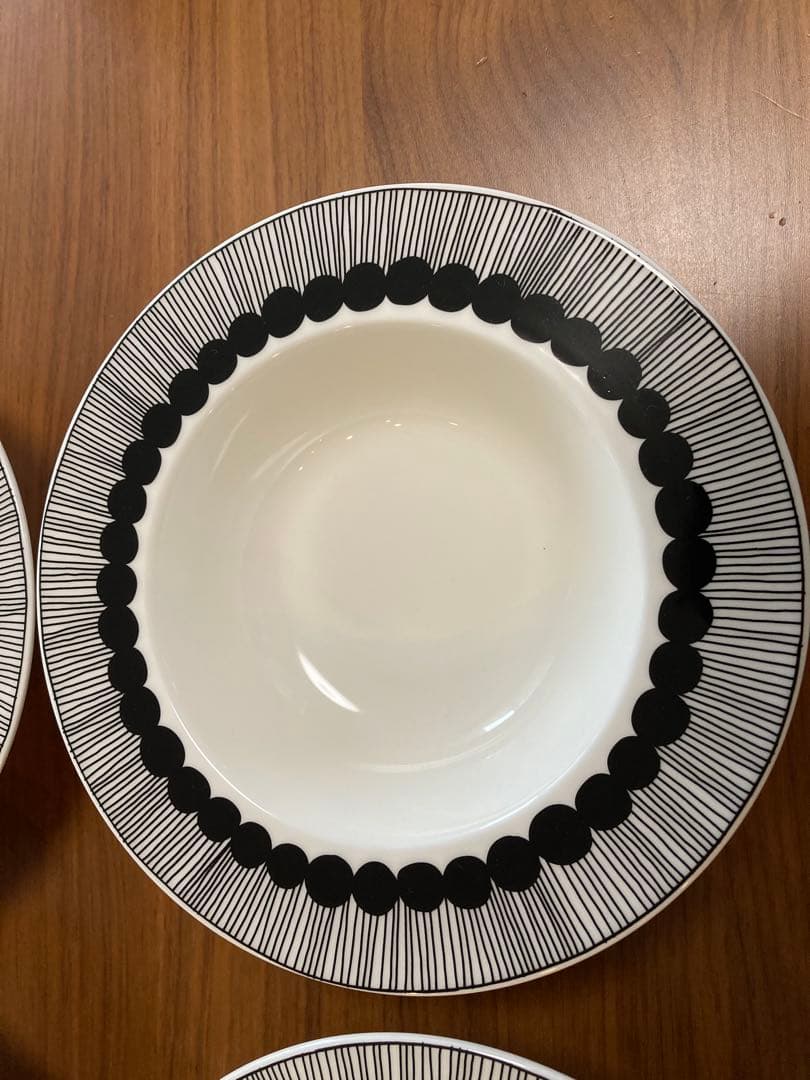 マリメッコ シイルトラプータルハ ディーププレート 20cm 4枚