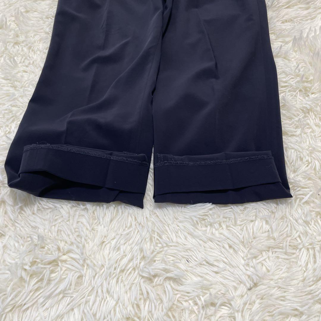 美品 42【green label relaxingテーラードJKパンツスーツ】