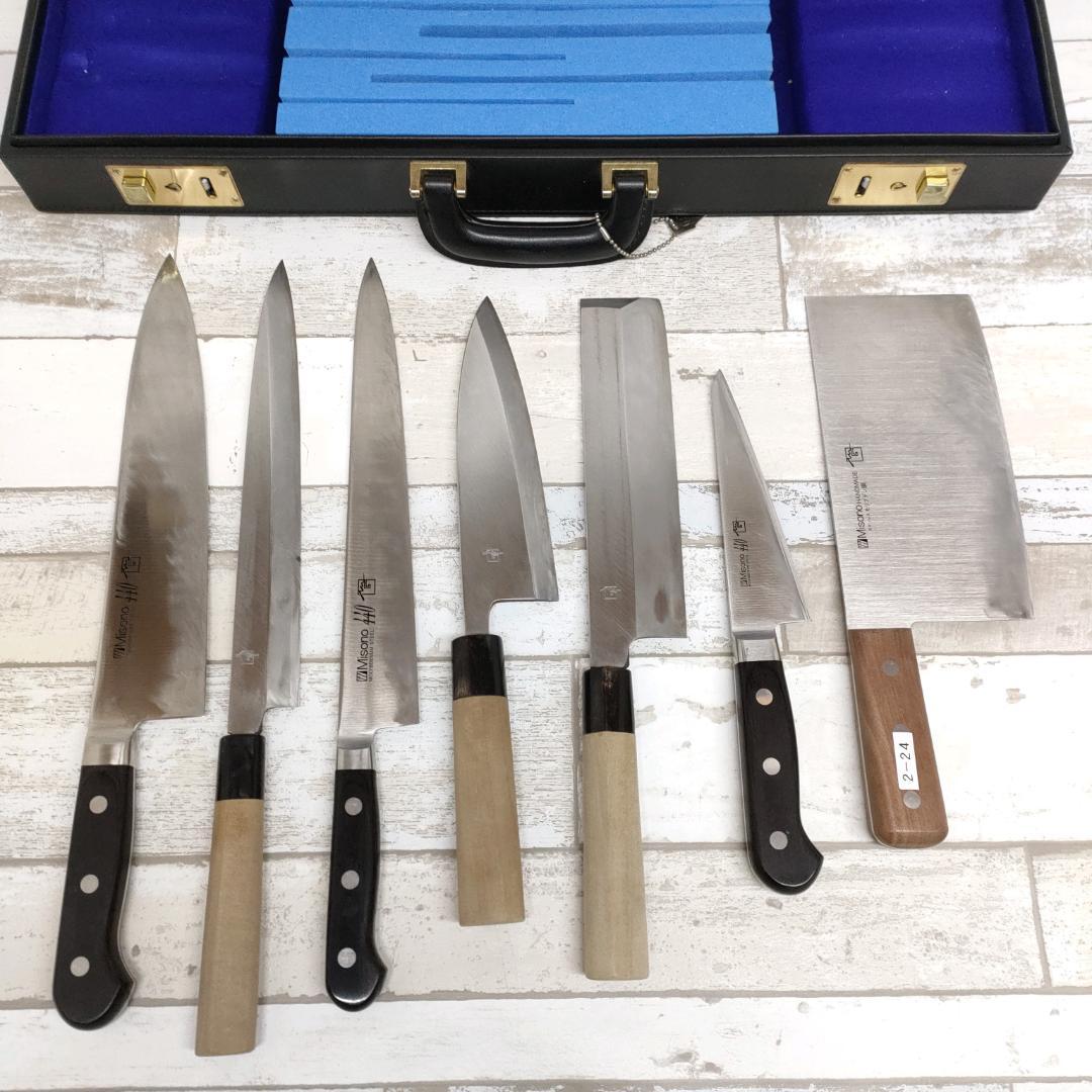 武蔵野調理 misono ミソノ 包丁 セット 牛刀 三徳 出刃 柳刃 ほか