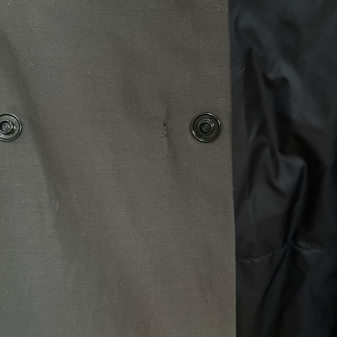 プランテーション　リバーシブルダウン　ブラック　暖かく軽い　M オーバーサイズ