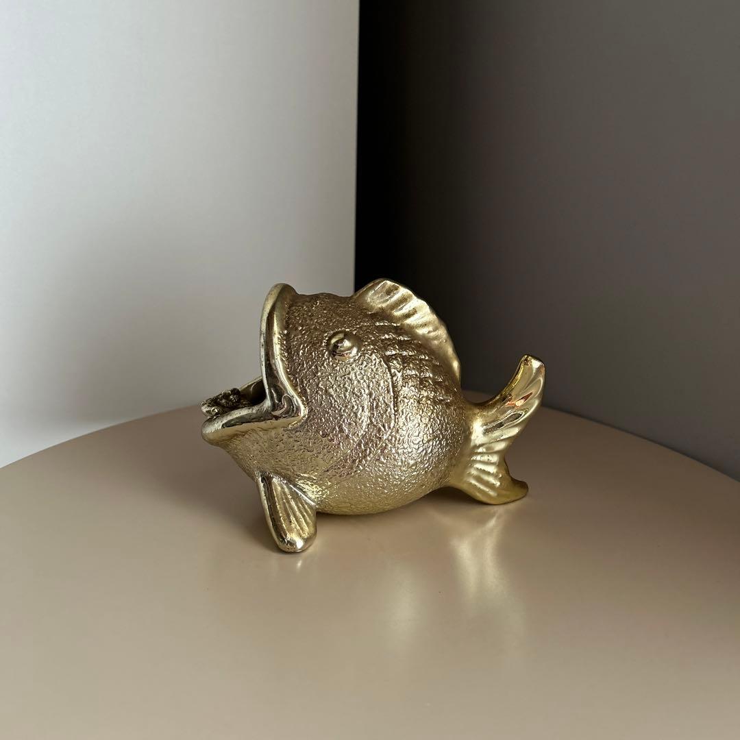 鯛 魚 縁起物 置物 昭和 レトロ ビンテージ アンティーク ヴィンテージ