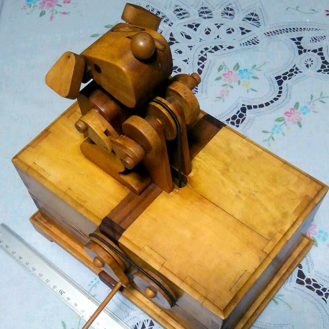 からくりオルゴール(犬)