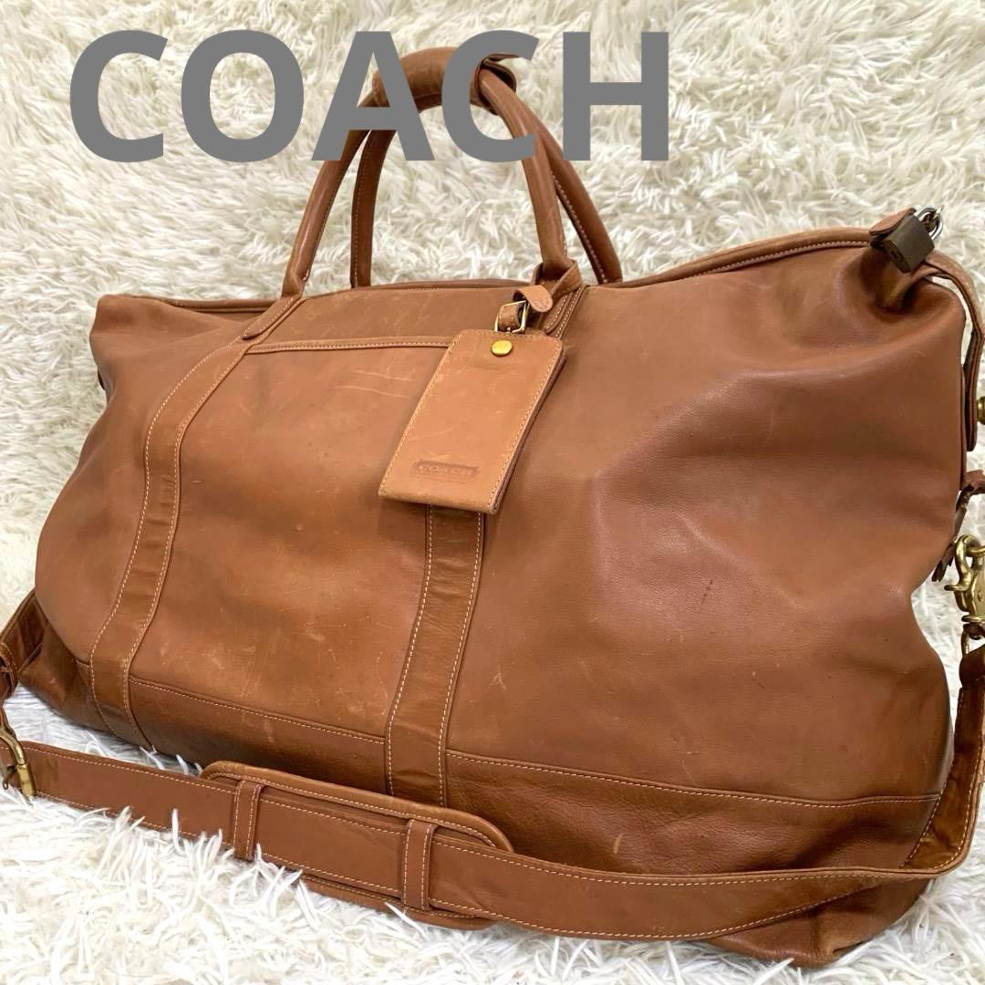 希少✨OLD COACH 2way 大容量 ボストンバッグ ショルダーバッグ