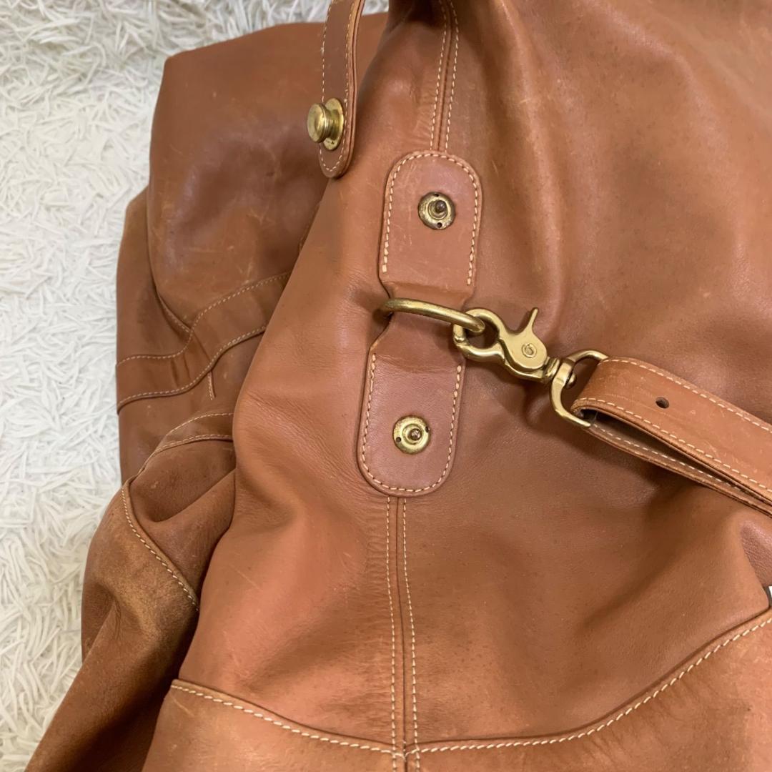 希少✨OLD COACH 2way 大容量 ボストンバッグ ショルダーバッグ
