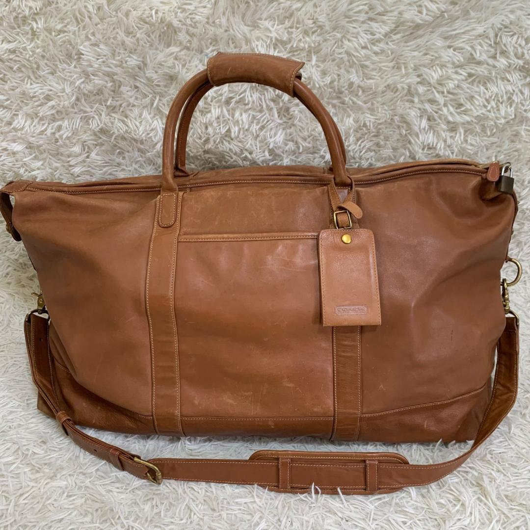 希少✨OLD COACH 2way 大容量 ボストンバッグ ショルダーバッグ