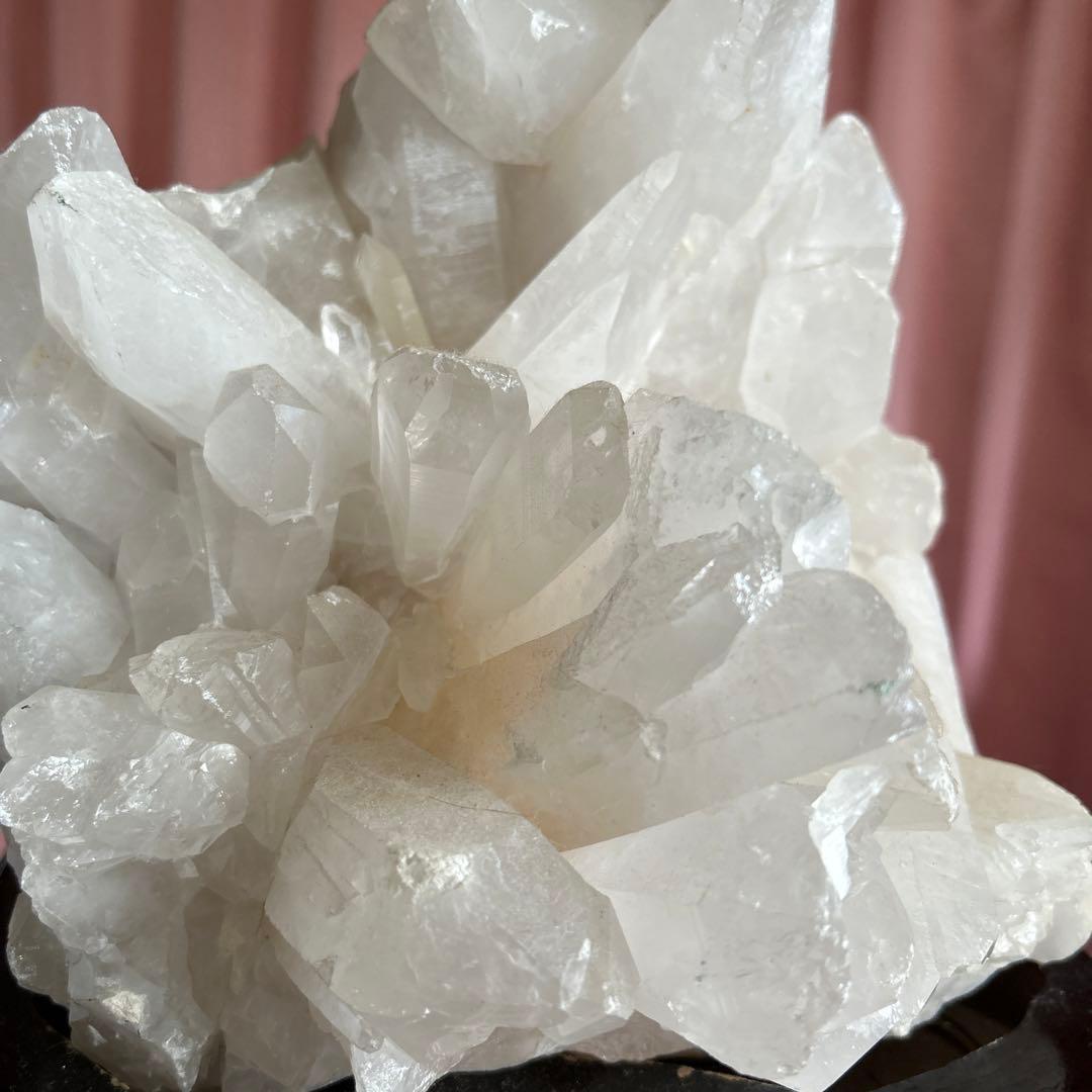 ヒマラヤ水晶クラスター4.9kg台座付(購入者特典有り)