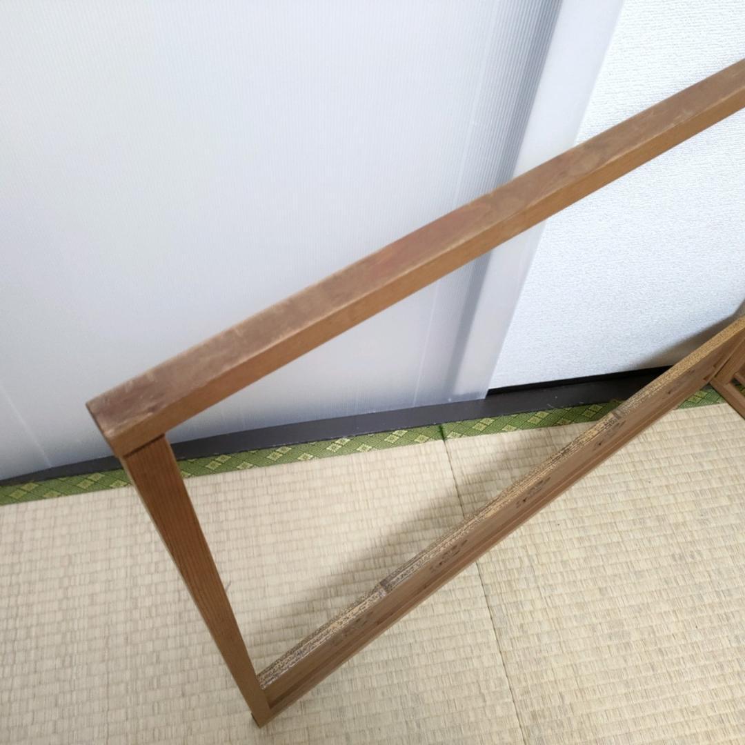 茶道具 風炉先 屏風 捻梅透かし 赤杉 胡麻竹 組立 時代物