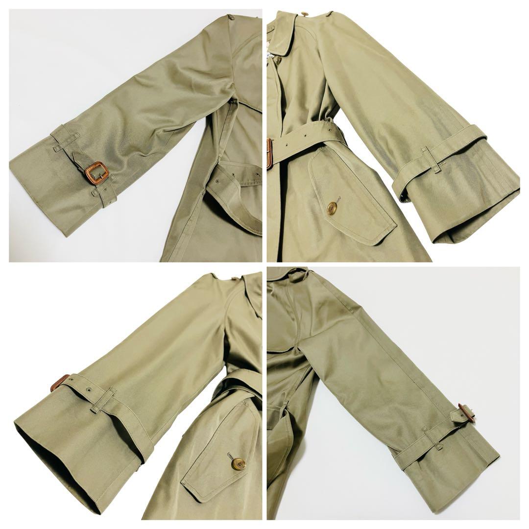 90's 美品✨バーバリーズ ステンカラーコート　ノバチェック　玉虫色　白タグ