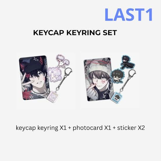 隣のギルメン　キーキャップ キーリングセット 2種類セット　韓国bl　ラスト