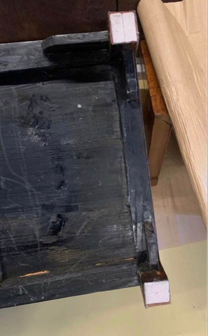 中国アンティーク 無垢材　サイドテーブル 飾り台