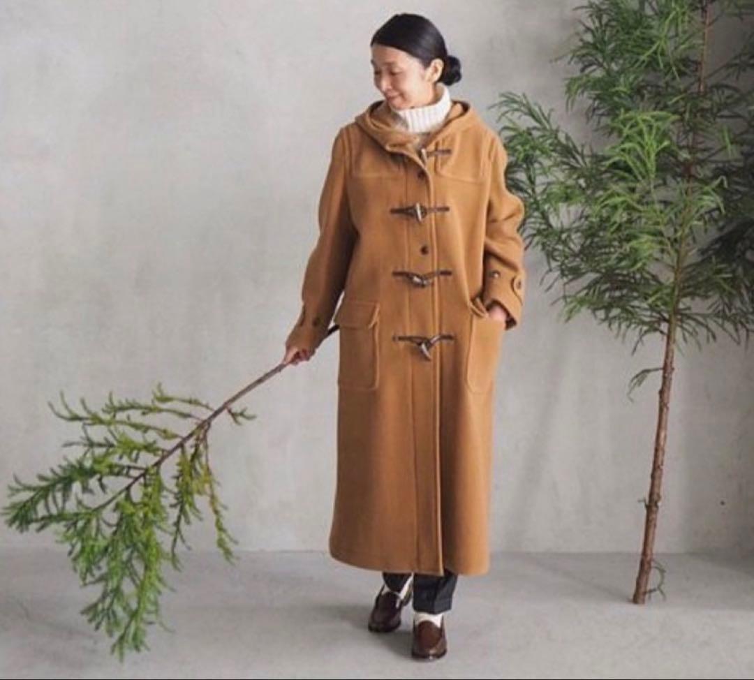 HAND ROOM Women’sダッフルコート レディース ヘリンボーン