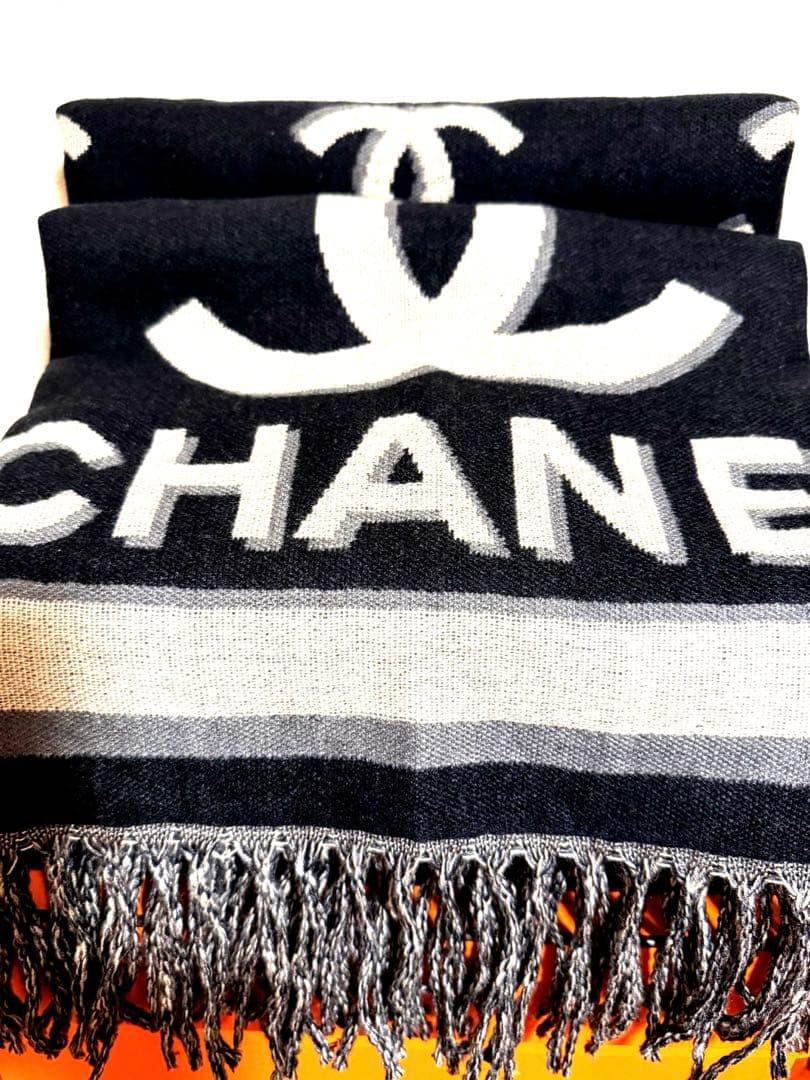 (未使用) CHANEL シャネル 大判 ストール マフラー