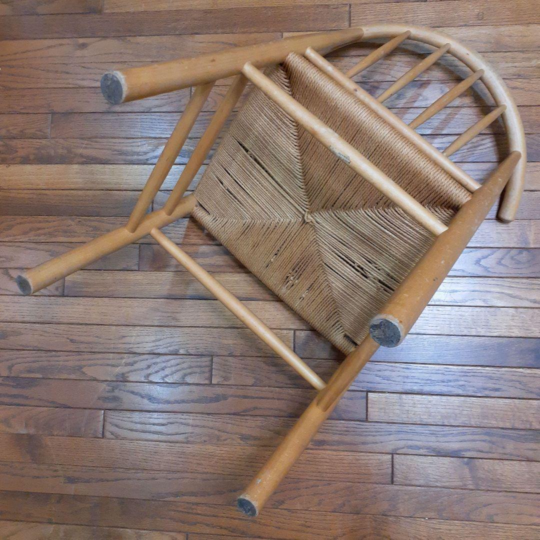 デンマーク製　ペーパーコード　ヴィンテージチェア