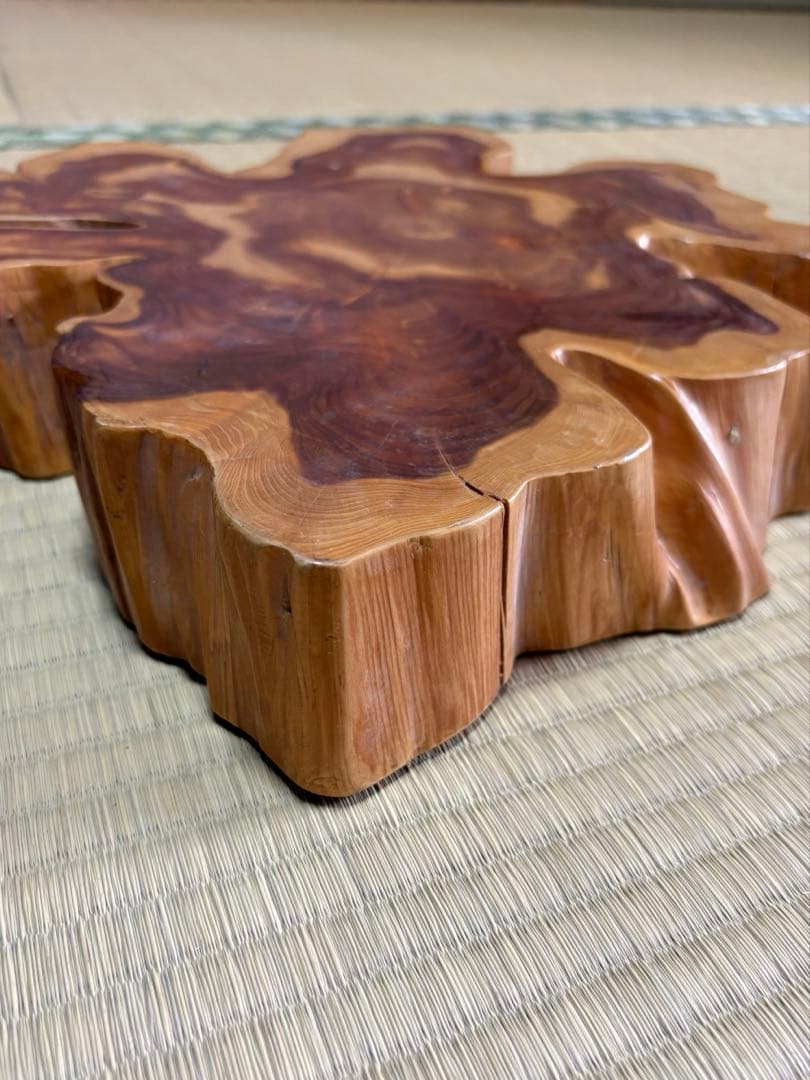 欅 けやき 無垢 一枚板 飾り台 敷板 花台 香炉台 天然木