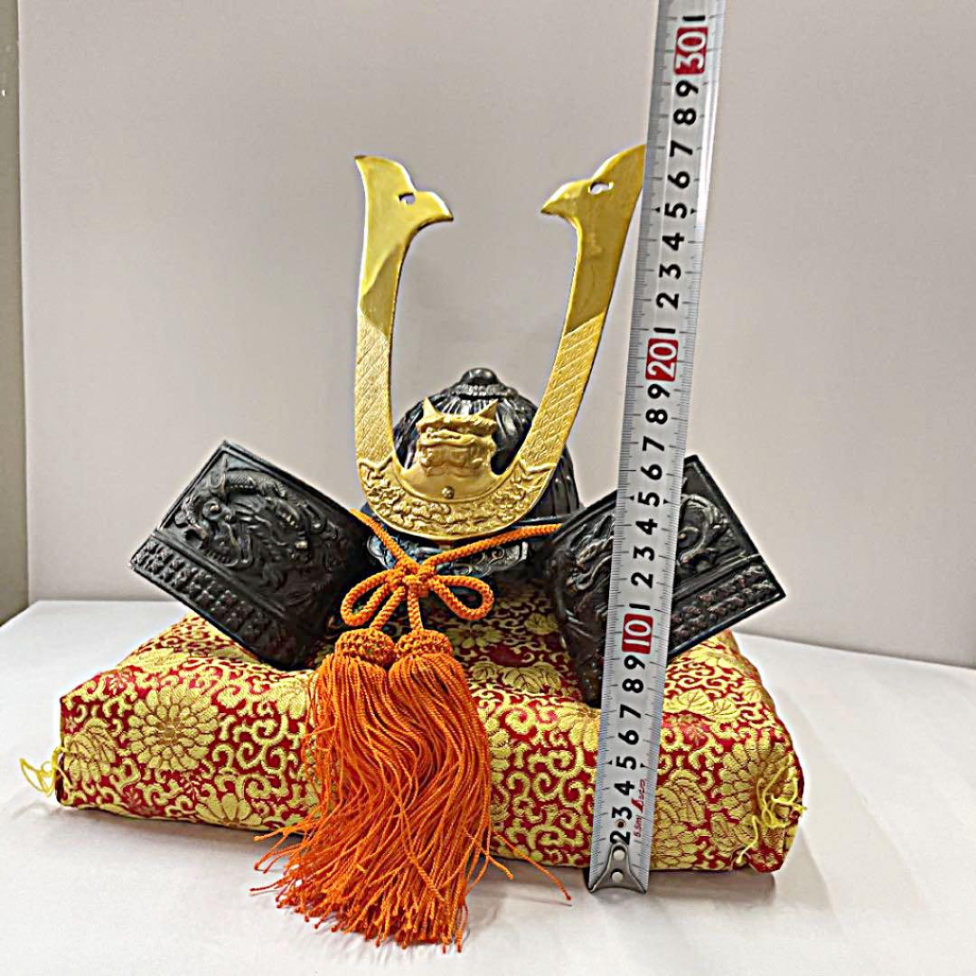 お値下げ中＊侍、サムライ、源氏兜、兜、鋳物、節句、端午の節句、美術工芸品