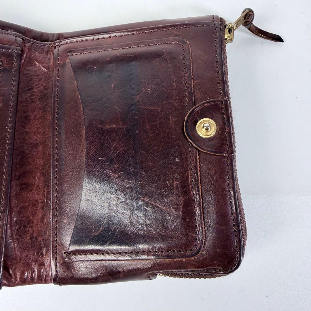 こまつな PORTERSOAK 二つ折りオールレザー コンパクトウォレット