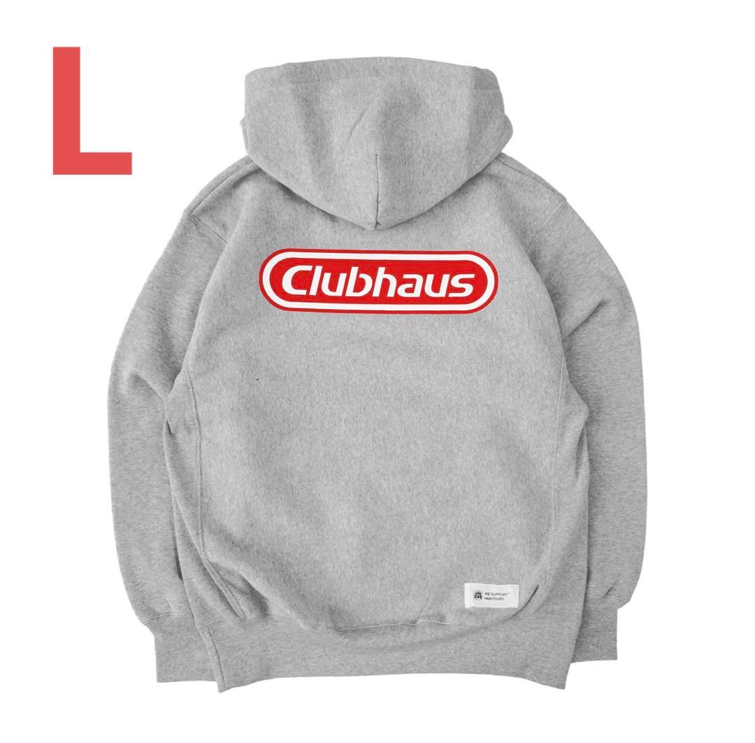 CLUBHAUS × HASEGAWA Hoodie - Red Logo L
