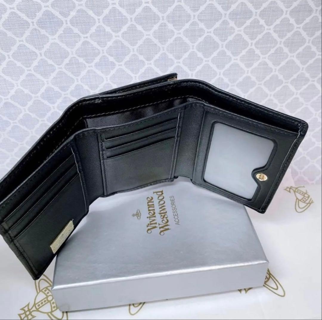 【ショッパー付】新品 ヴィヴィアン・ウエストウッド 三折財布