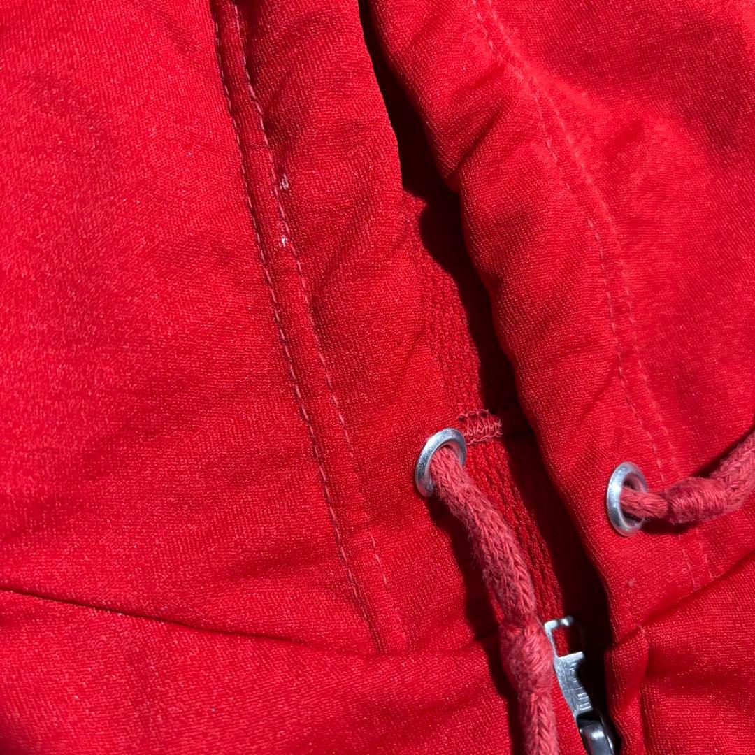 70s - Sears パーカー　ダブルフェイス　裏サーマル　赤　赤色　USA製