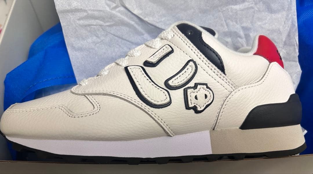 sangacio スニーカー ホワイト レッド US 6.5新品未使用24.5