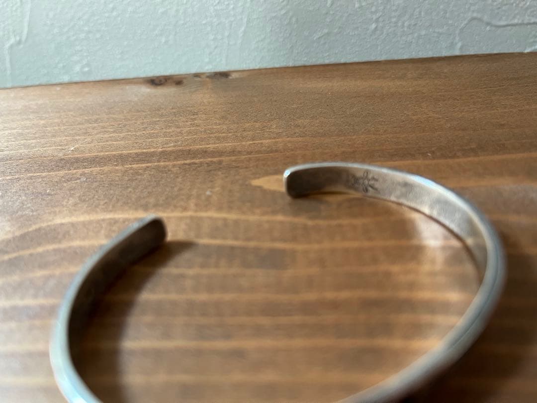 ホピ族 シルバーバングル sterling